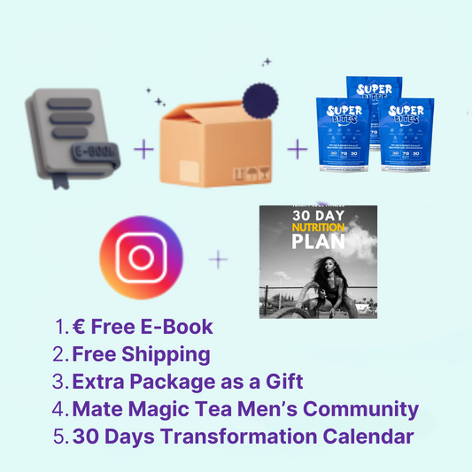 1× E-Book + 2× Gratis + Zugang zur Männer-Gruppe + kostenloser Prioritätsversand + 30-Tage-Transformationsplan